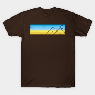 70s Mountain Sunrise T-Shirt